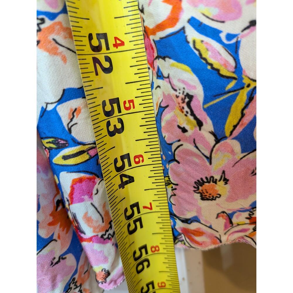 FRNCH Amira Maxi Dress in Provence Floral Size Medium Cottagecore Preppy - Picture 10 of 10